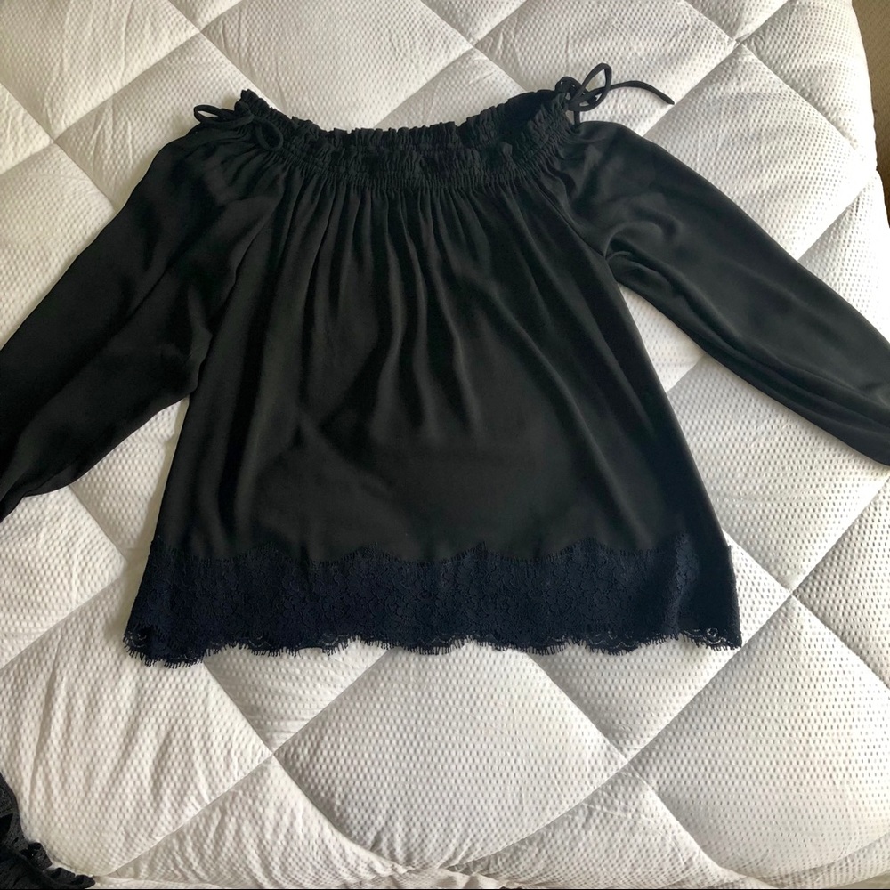 Loft off the shoulder top